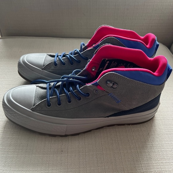 Converse All-Star Suede Street Boot Sneaker Men’s 9/Women’s 11 Mason/Obsidian - Picture 5 of 13